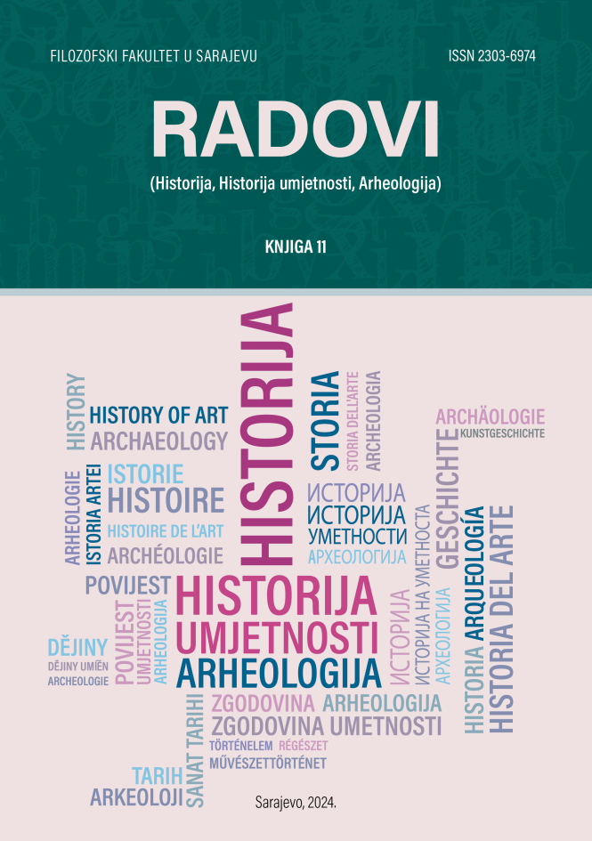 					View Vol. 11 (2024): Radovi Filozofskog fakulteta u Sarajevu (Historija, Historija umjetnosti, Arheologija)
				